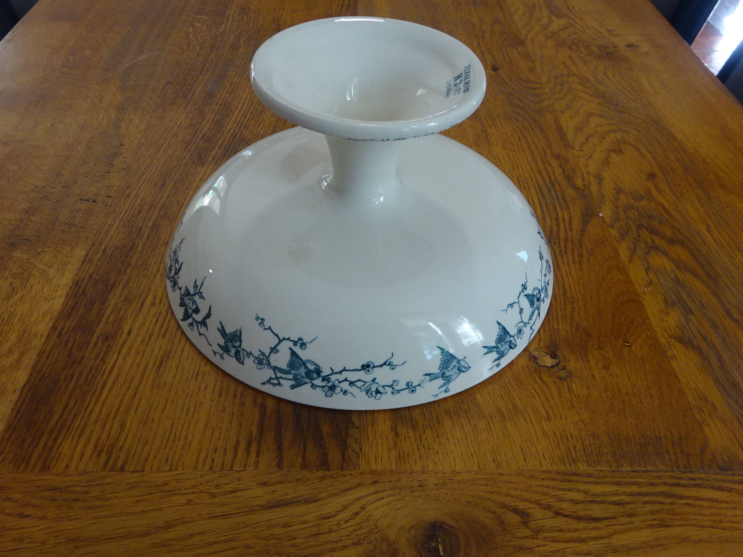 Large compote dish Terre de Fer