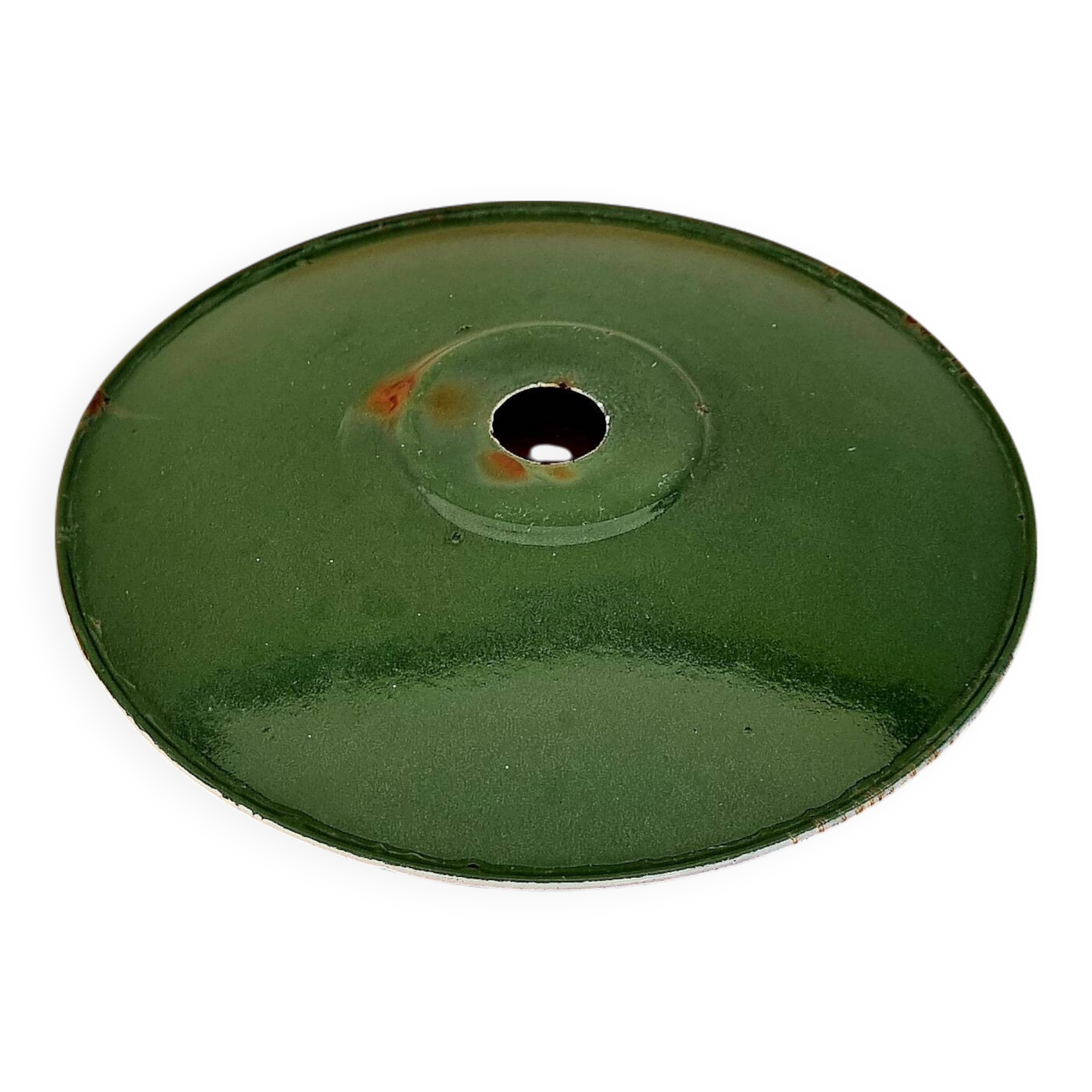 Enamelled sheet metal suspension