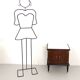 Pair of Black Walnut Nightstands with Marble Top ascr. to Paolo Buffa, Ita