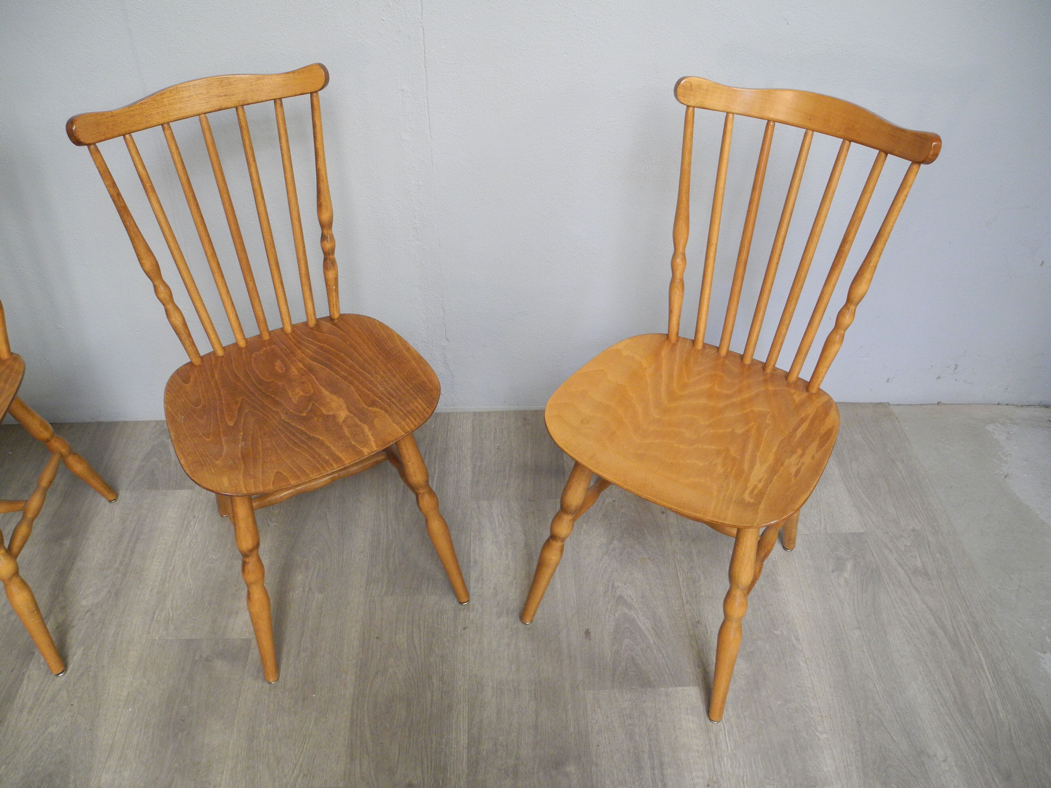 Lot of 4 chairs bistro Baumann Tacoma from the 60s