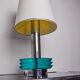 Lampe space-age par Zero Quattro, verre de murano bleu , Italie, 1970