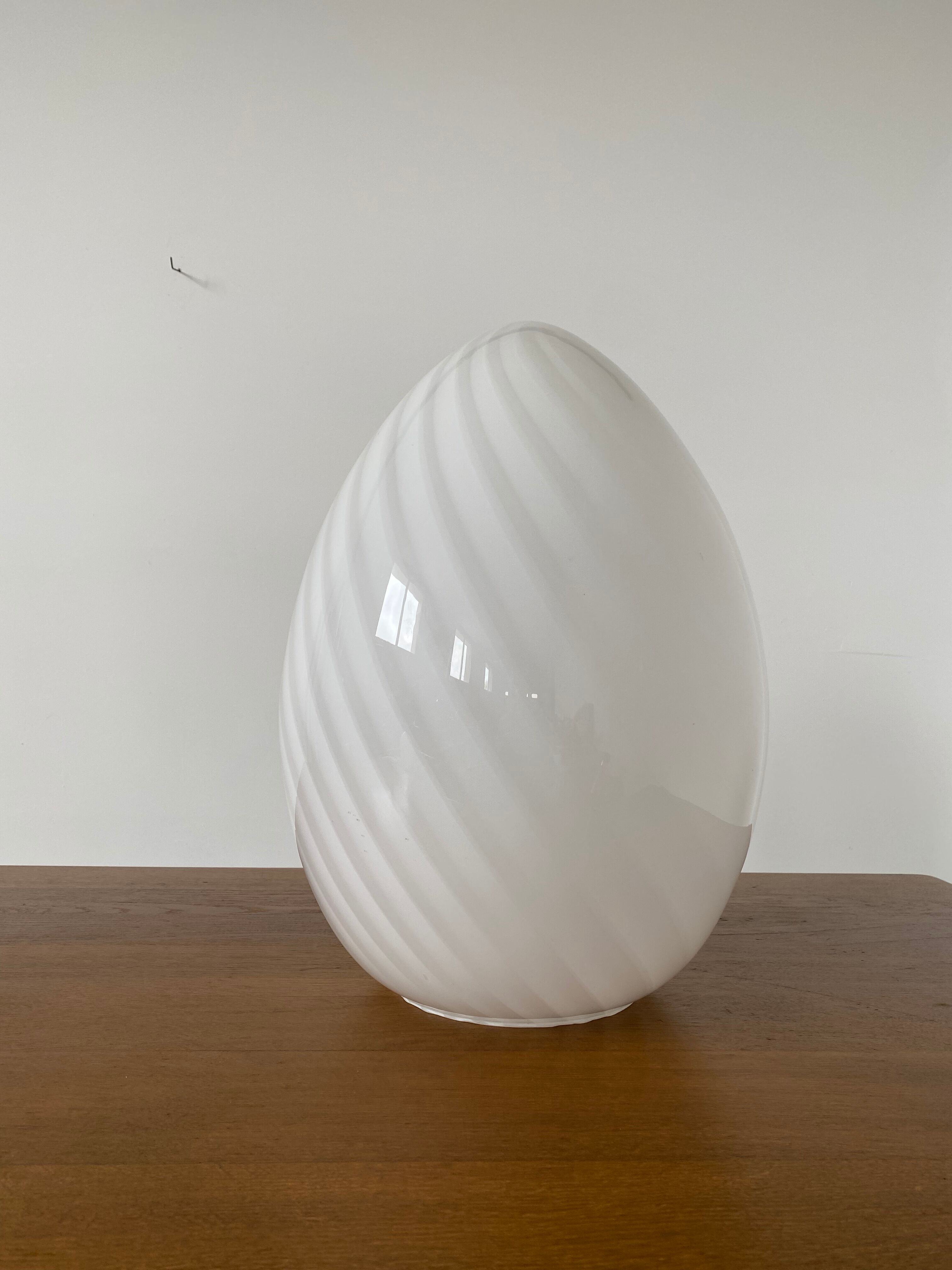 Old egg lamp glass murano vetri eggs vintage 1970