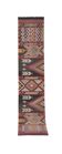 Tapis vintage turc de oushak tissé à la main 77x387 cm