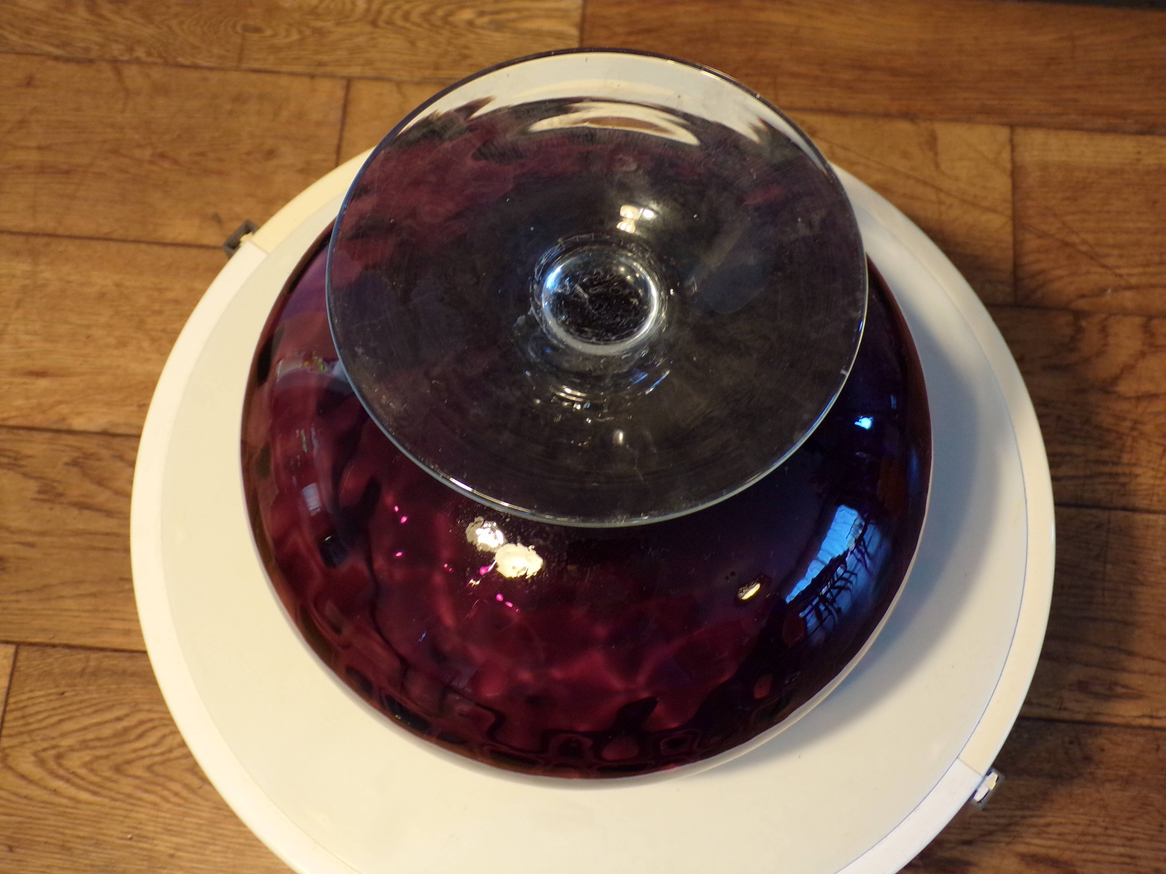 Vase empoli violet 21,5x21,5cm