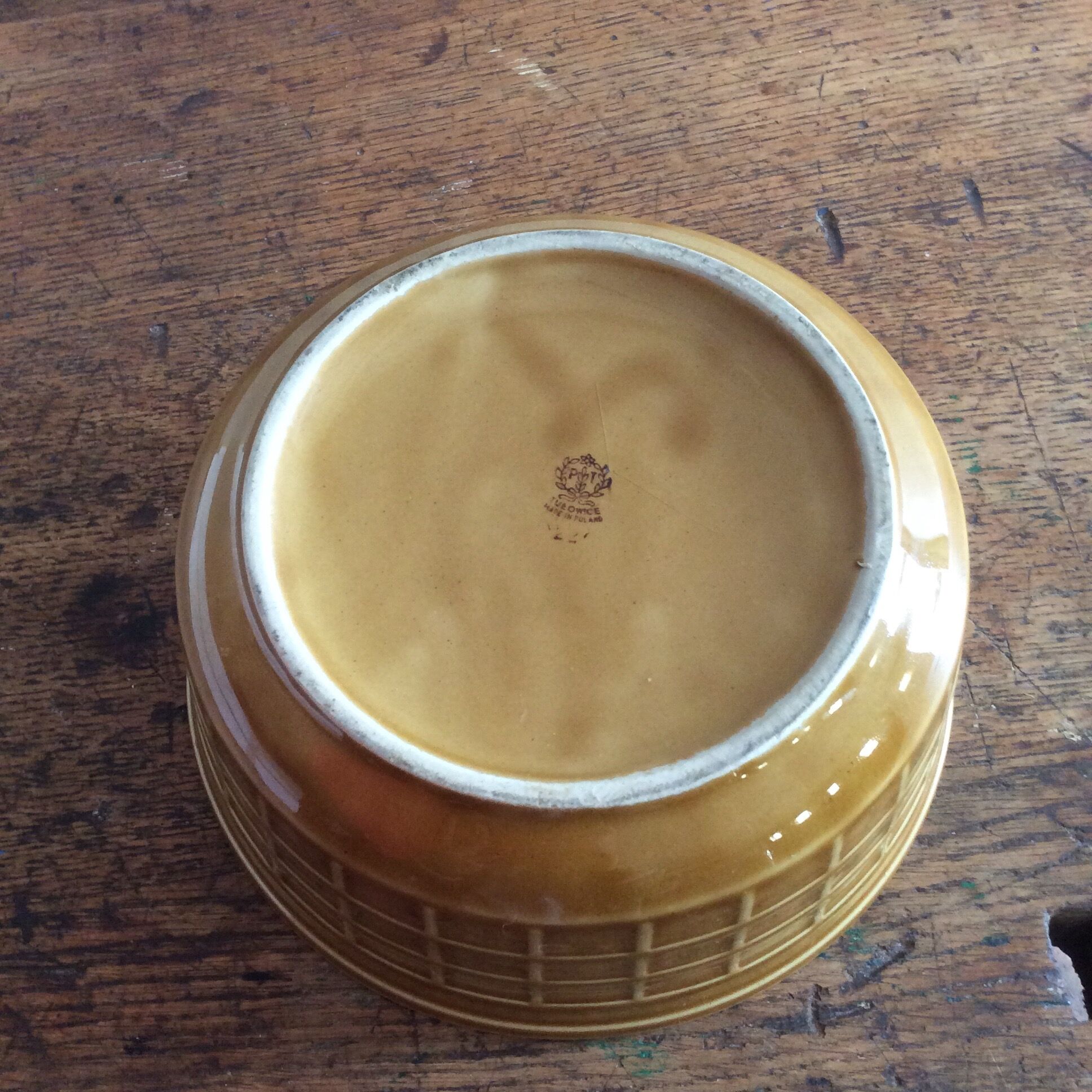 Dish or ceramic bowl, 50 years.