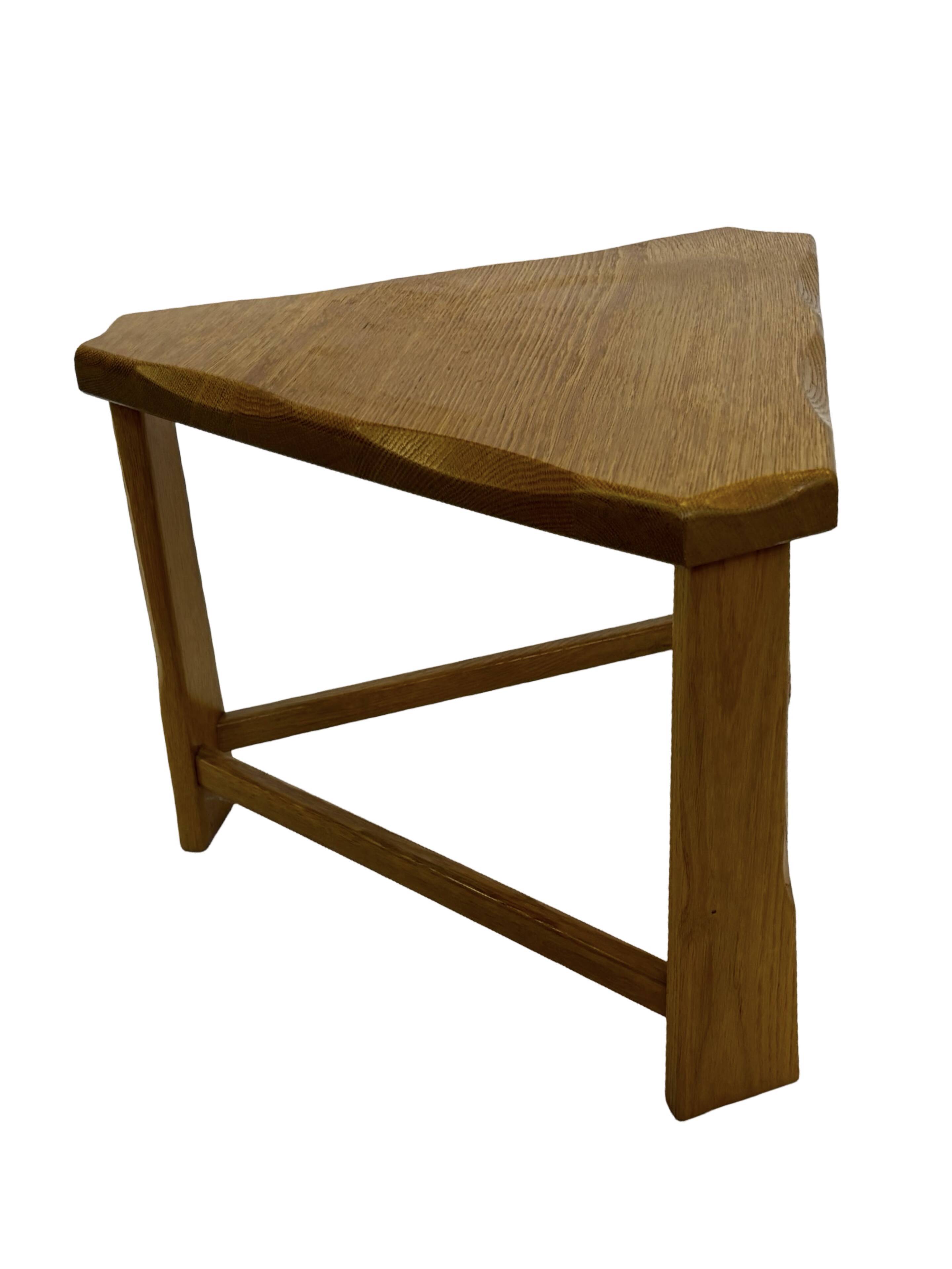 Vintage Scandinavian side tables made of solid wood circa 1970s