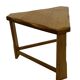 Vintage Scandinavian side tables made of solid wood circa 1970s