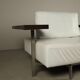 Rolf Benz Dono sofa by Christian Werner in white leather, 1990s