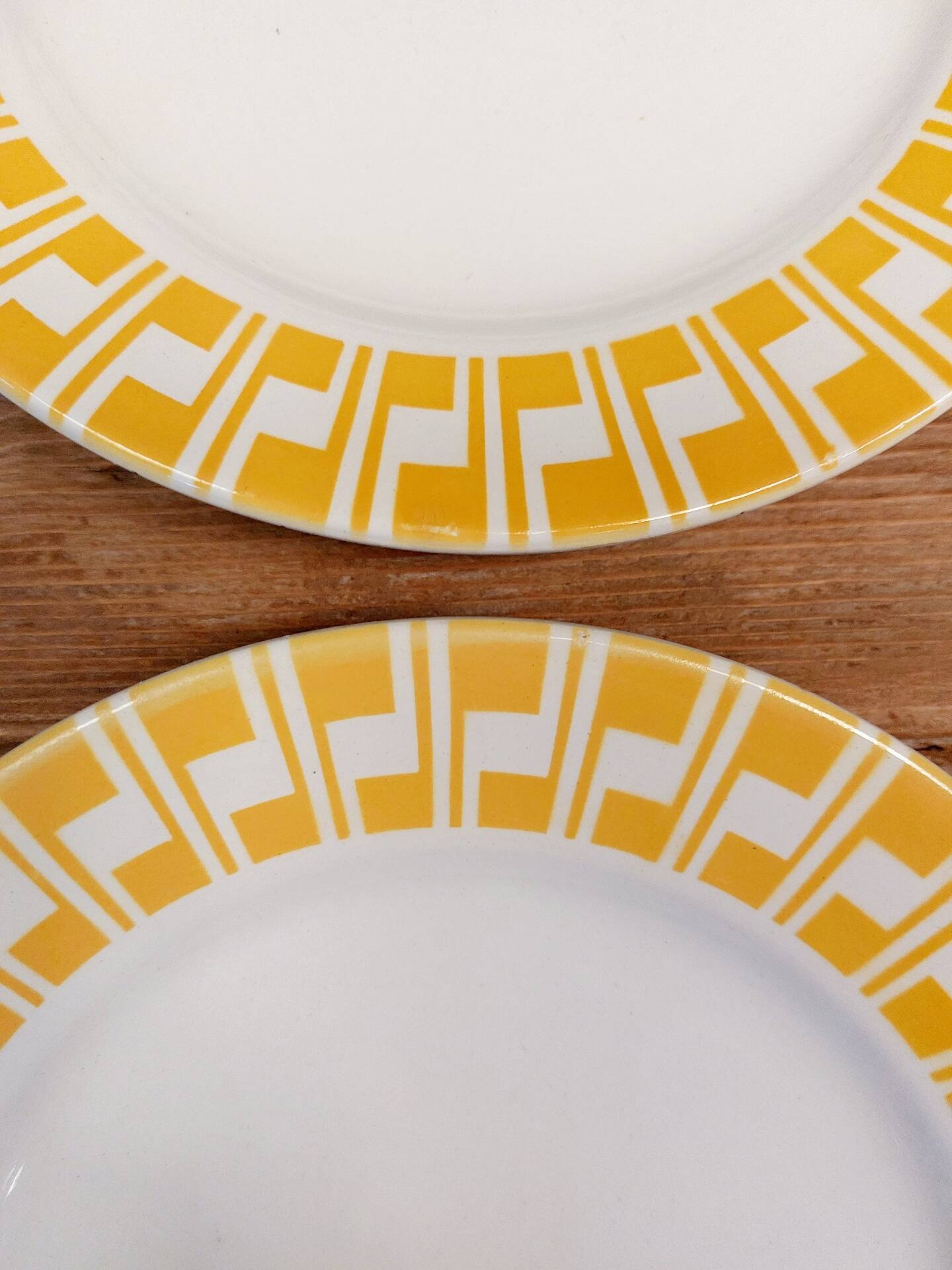Lot de 4 assiettes à dessert Sarreguemines