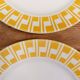 Lot de 4 assiettes à dessert Sarreguemines
