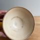 Old earthenware bowl on a pedestal, Digoin Sarreguemines Flowers / flo
