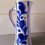 Betschdorf Alsace stoneware pitcher, 1960