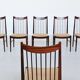 Helge Sibast set of six dining chairs in rosewood Denmark 1960