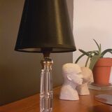 1930 art deco lamp in chiseled glass