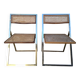 Chaises pliante cannage Italienne