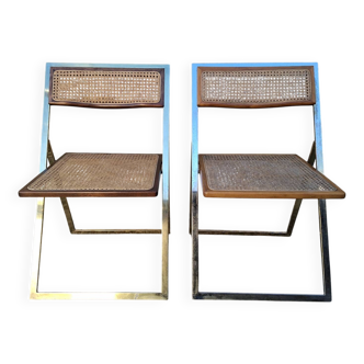 Chaises pliante cannage Italienne