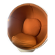 Ball Chair Orange Armchair - Adelta