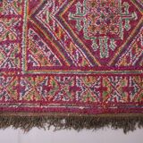 Vintage Moroccan Rug 203 x 340 cm - Moroccan Rug Purple - Berber rug Old