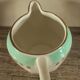 Milk jar Green Gilding Flamenco Opaque Digoin Sarreguemines