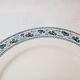 6 flat plates made of earthenware from Choisy the Champigny model King, iron earth