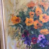Painting Still life of flowers Oil on canvas