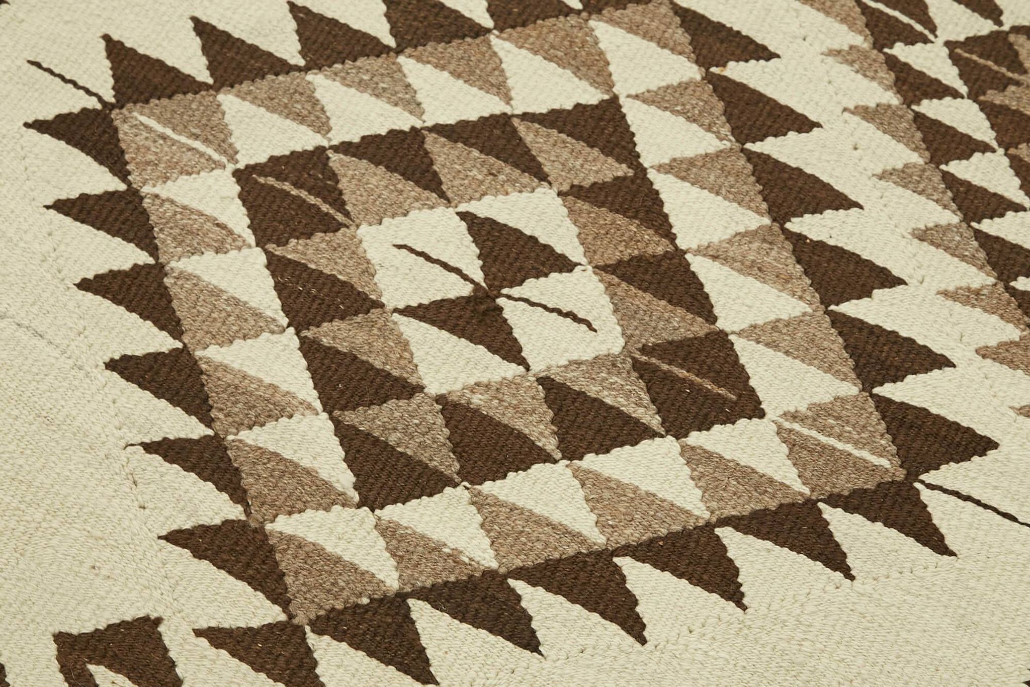 Turkish Handwoven Vintage Herki Kilim 95 cm x 373 cm
