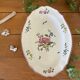 Antique serving dish in Saint-Amand earthenware (Nord)