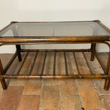 Rattan coffee table