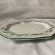 12 octagonal dessert plates in blue and yellow green English porcelain Johnson Brothers