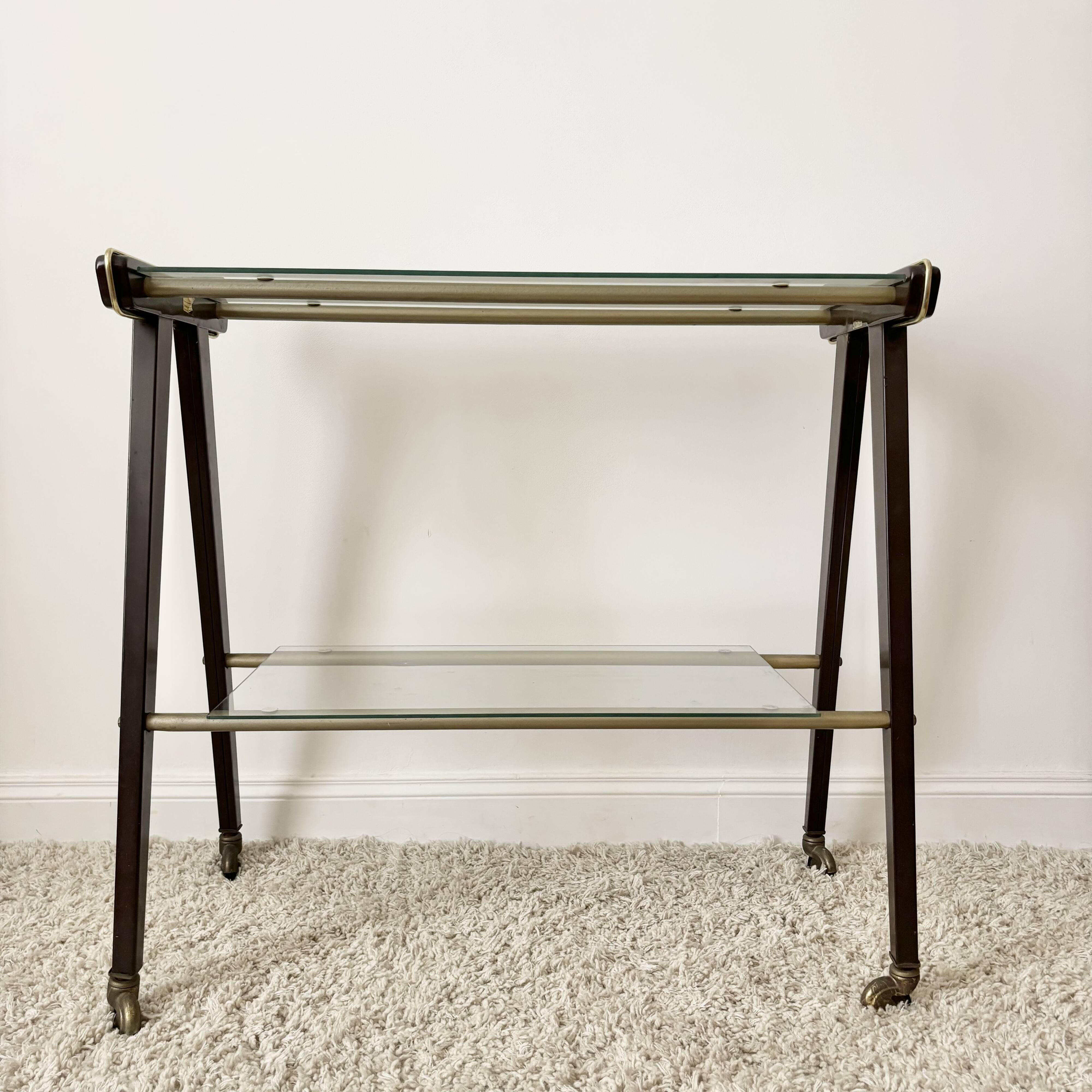 Vintage console on wheels by Rama Torino