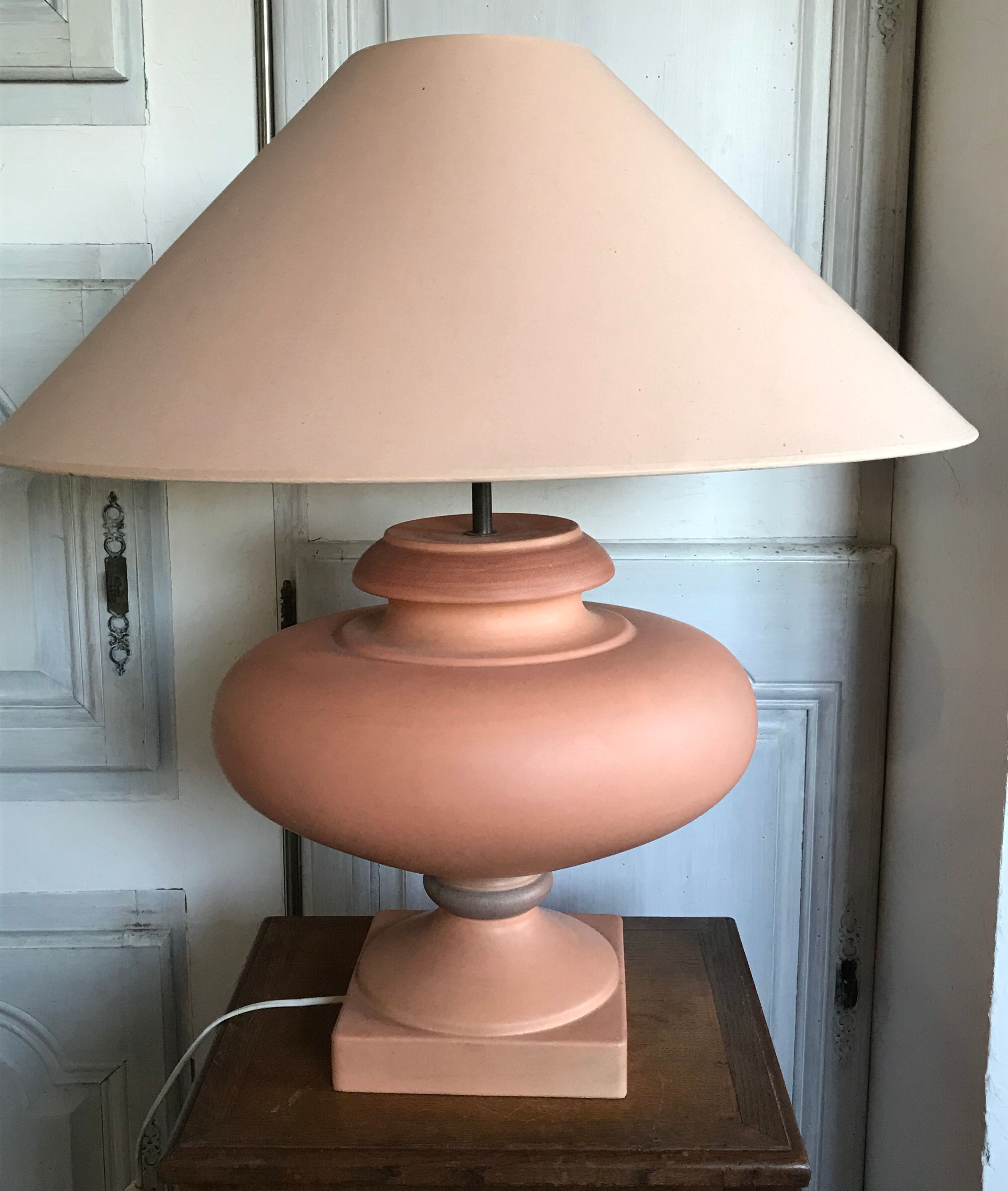Pied de lampe en céramique