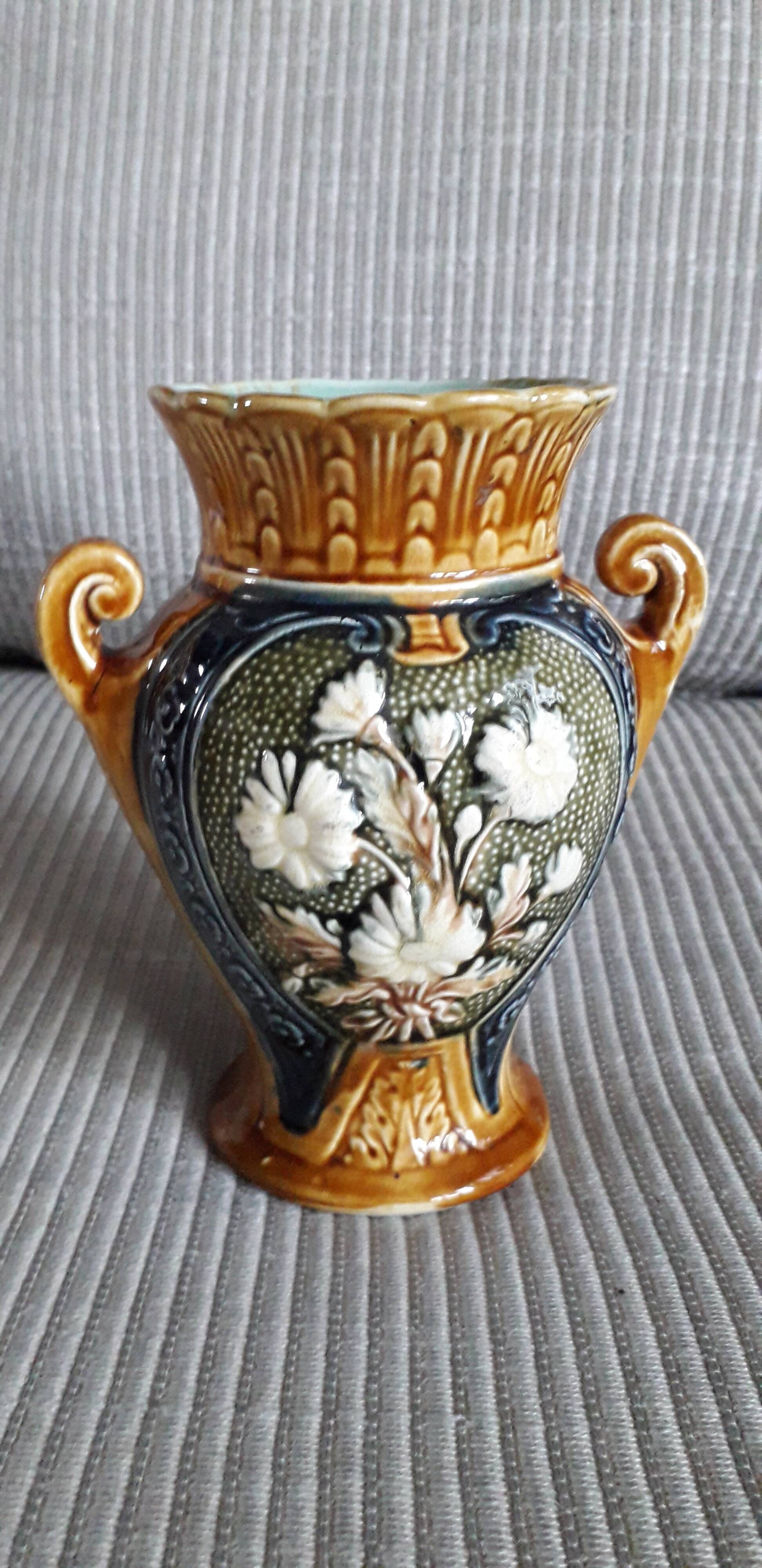 Vintage slip vase