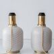 Murano Glass Table Lamps from the 1970s, White Opaline and Brass