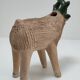 Vase picnic zoomorphic cow ceramic 70s