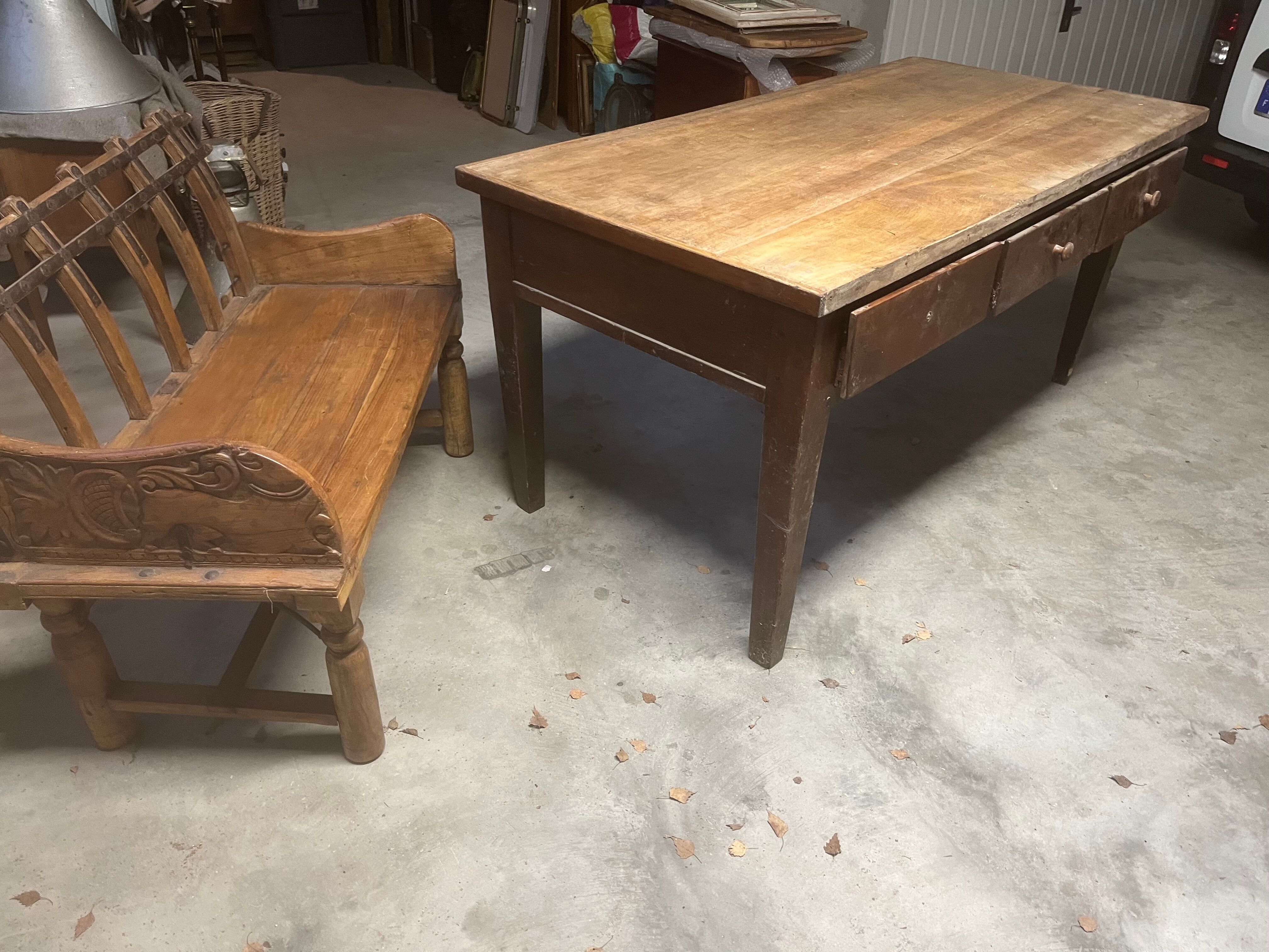 19th century community table