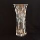 Vase rouleau en cristal taillé Val Saint Lambert