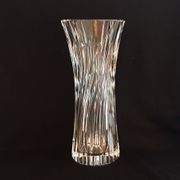 Vase rouleau en cristal taillé Val Saint Lambert