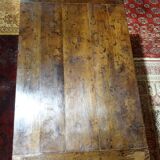 Nineteenth century farmhouse table in natural oak wood 140 x 90 cm