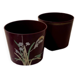 2 Chatelain pots diameter 16.5 cm - vintage