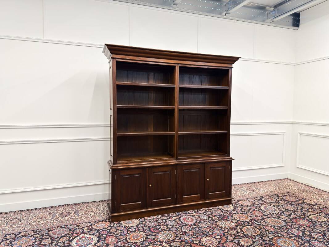 Classic English Semi Open Bookcase