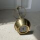 Vintage golden brass umbrella holder