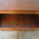 3-drawer chest of drawers with sliding shelf - Louis Philippe style - cherry color