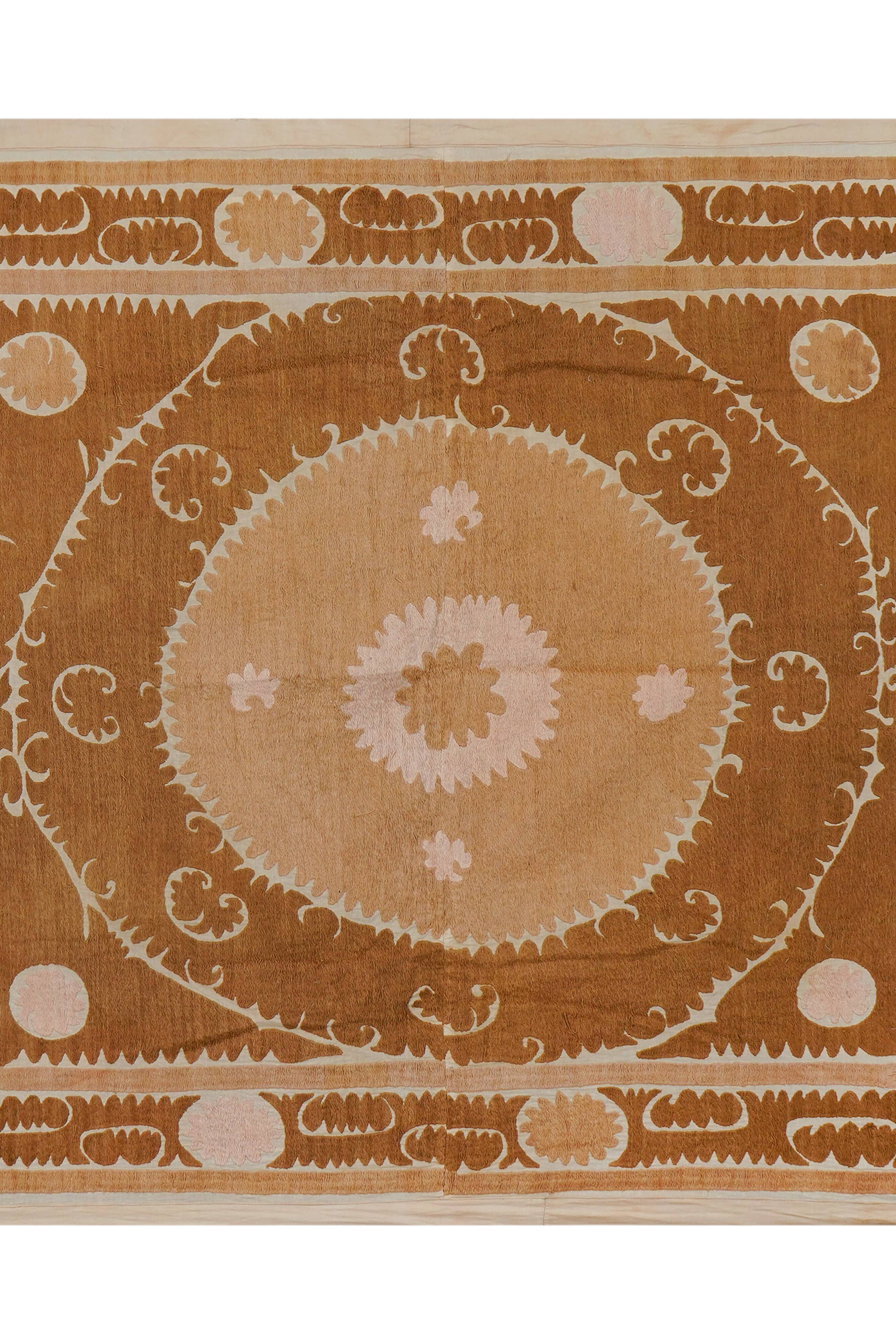 Vintage Turkish hand-knotted rug 134x158 cm