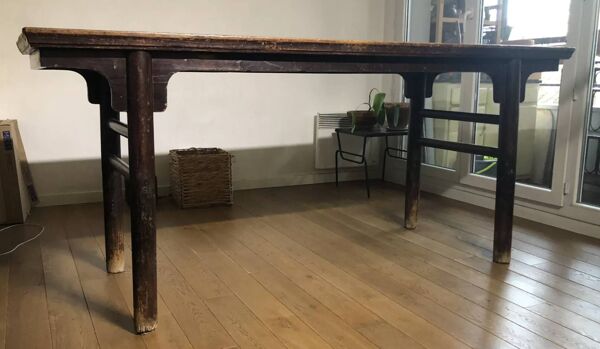 table longue  console haute chinoise