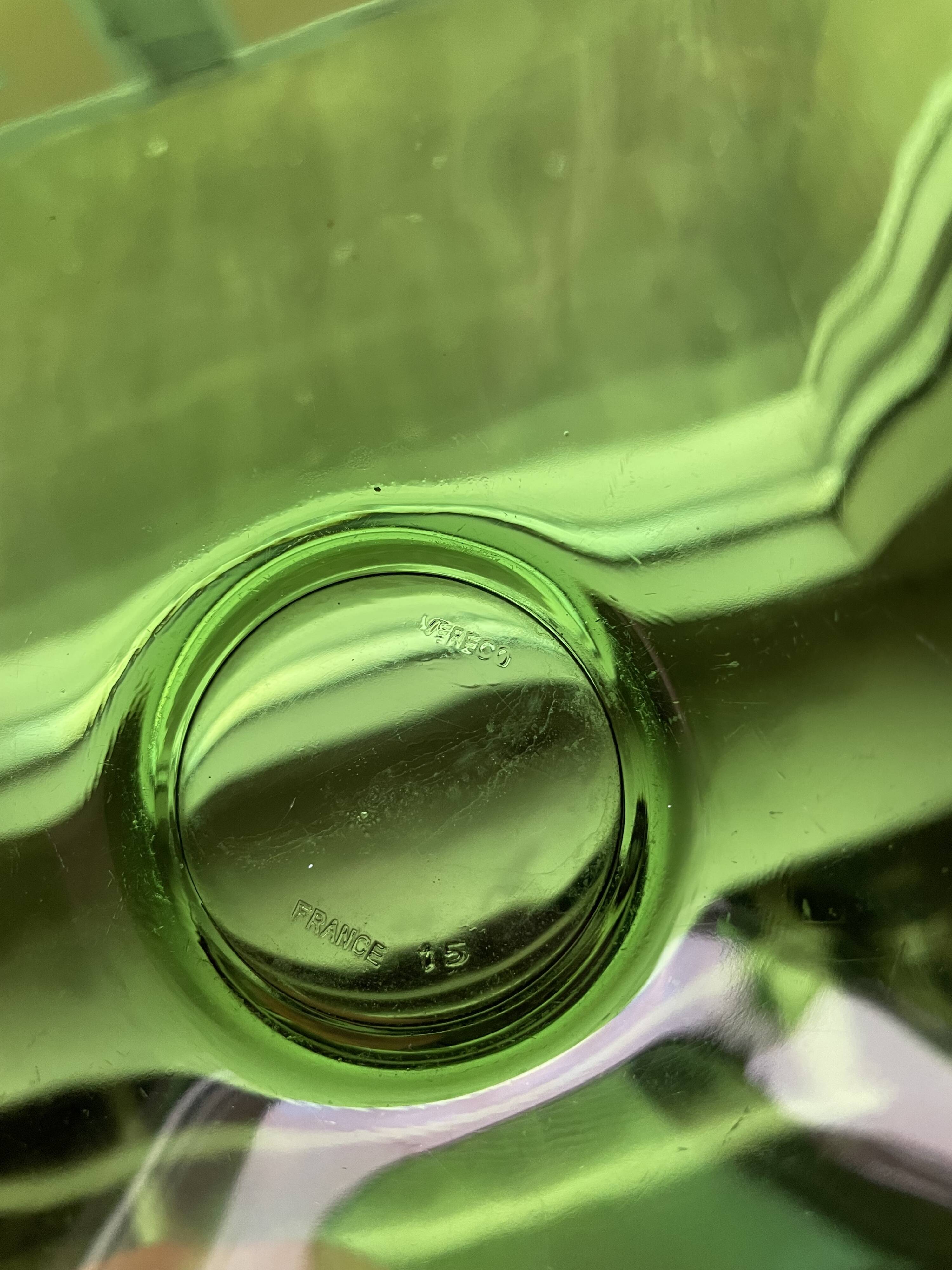 5 Vereco Duralex green bowls