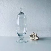 Grand flacon forme apothicaire en verre