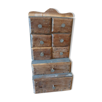 Ancien meuble de mercerie