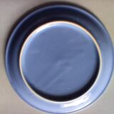 Set de 6 assiettes à dessert en faïence bleue