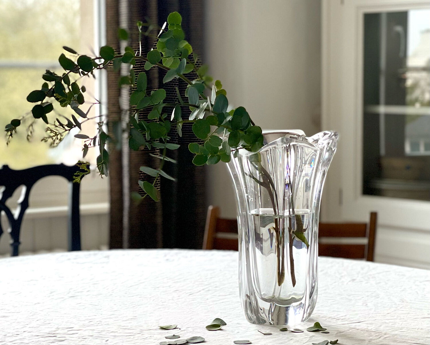 Daum crystal vase 1970