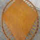 Vintage 1950 rattan coffee table